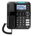 Téléphone fixe filaire amplifié +90db - Amplicomms 1580 Combo DUO avec répondeur-1