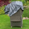 Nature Housse pour chaise empilable de jardin PE 140x75x70 cm 6031601-XIS-1