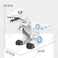 TD® Robot dinosaure  mécanique  intelligent  télécommandé  avec puzzle lumière et musique jouet pour enfants télécommandé-1