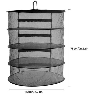 Filets De Séchage Pour Herbes - Lot De 2 (4 Couches Et 1 Couche) - Polyester, Pliable - Pour Sécher Plantes, Légumes