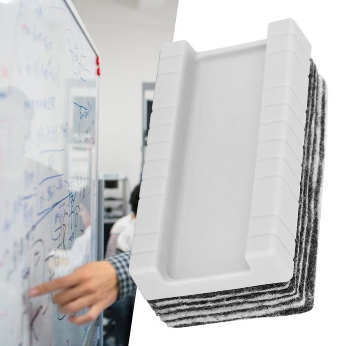 ARAMOX effaceur pour tableau blanc Gomme de feutre jetable de tableau blanc  d'école de bureau à domicile 10 couches de coussinets