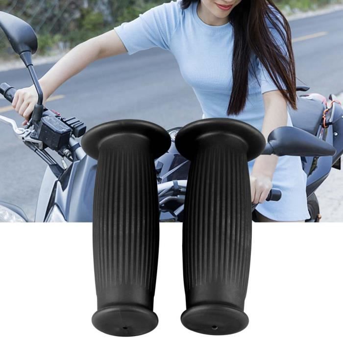 Velo 410365 paire poignees de guidon city fixe liege noir Paire poign