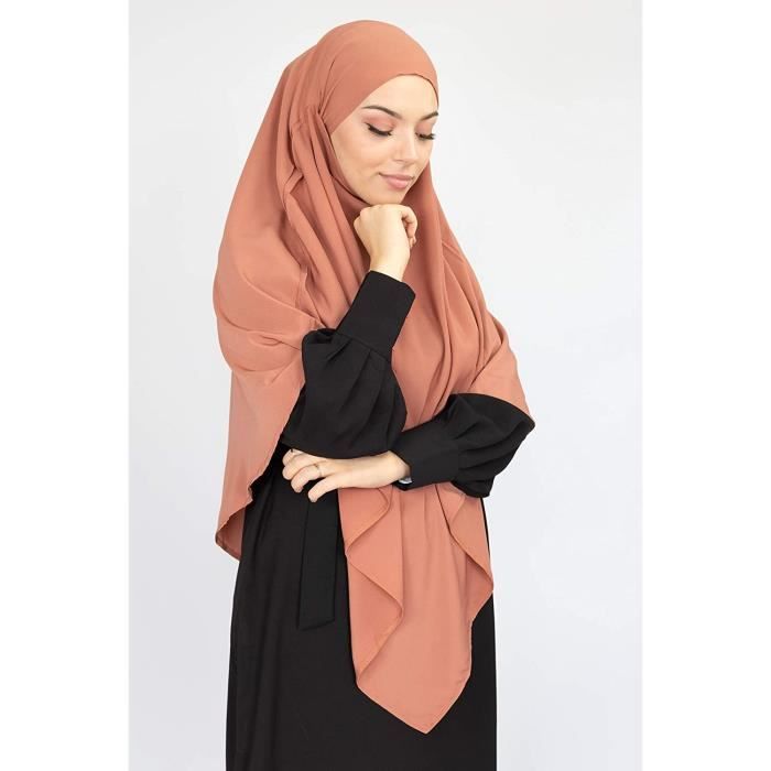 Khimar hijab enfiler haut jilbab pour femme musulmane voil e 179