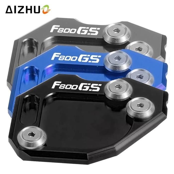 Support Latéral Agrandi CNC Pour BMW F800 R/GT 2015-2021 - Aluminium Noir