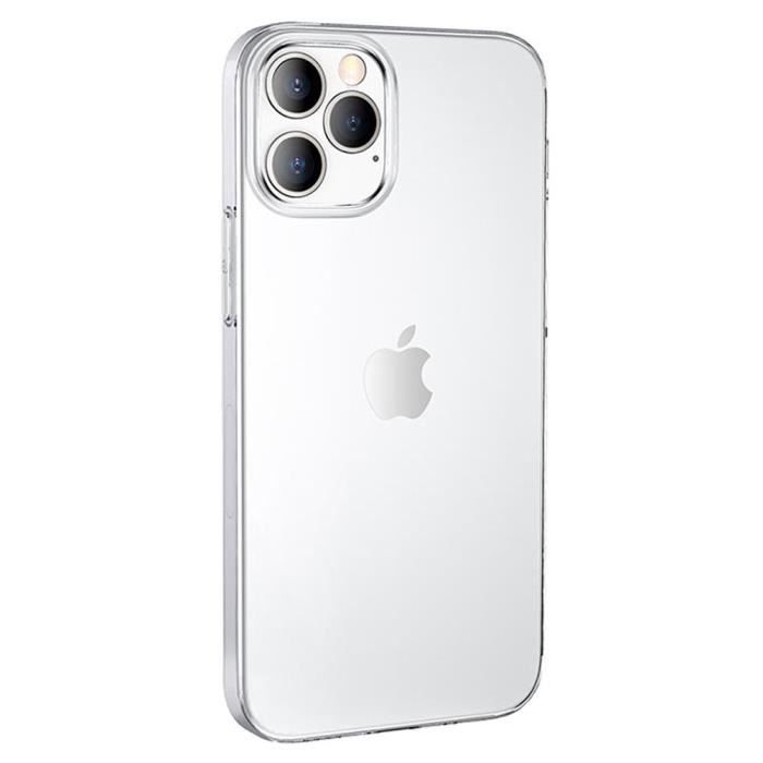 Coque pour iPhone 12 Pro Max Transparente+ 2× Verre trempé Protection  écran,Souple Silicone étui - Cdiscount Téléphonie