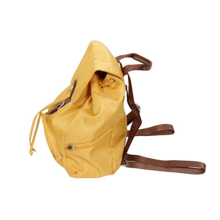 Sac Dos Katana Nylon Garni Cro te De Cuir De Vachette K 29307