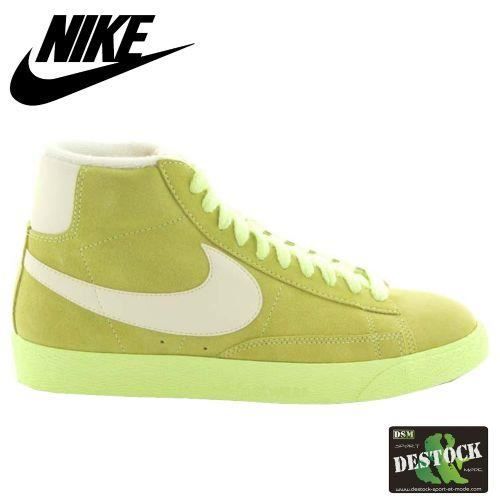 Nike blazer mid femme jaune store