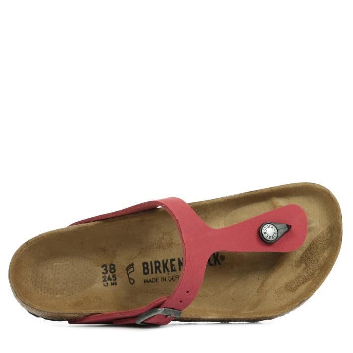 Birkenstock gizeh rouge hot sale