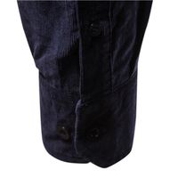 Chemise Homme VVAULT En Velours Côtelé - Manches Longues, Coupe Ample, Col Revers, Plusieurs Couleurs Et Tailles
