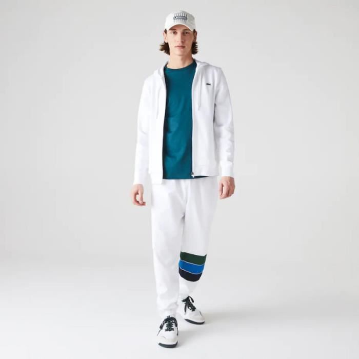 Survetement lacoste bi matière deals