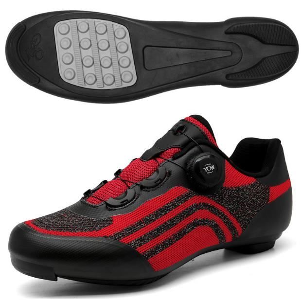 Chaussure velo route rouge clearance