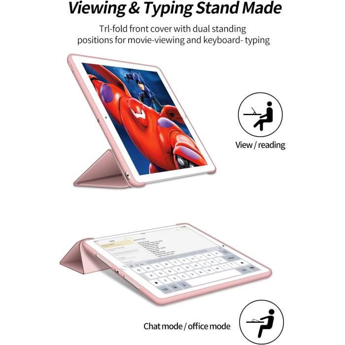 Coque Pour Ipad 9.7 Pouces 6Ème Gén 2018 - Ipad 5Ème Gén 2017 - Ipad Air 2 - Ipad Air - Etui De
