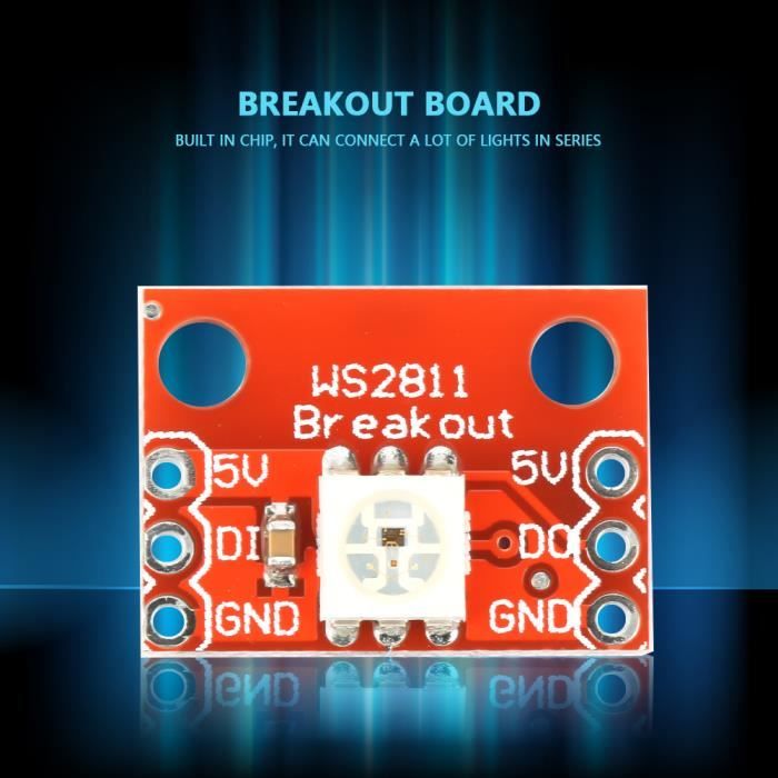 Led Module Breakout Module Breakout LED - YOSOO - WS2812 RGB 5050 - Lot de 5 - Luminosité ...