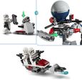LEGO® 75372 Star Wars Pack de Combat des Clone Troopers et Droïdes de Combat, Jouet avec Speeder Bike et Figurine-3