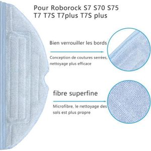 Kit De Rechange Pour Robot Aspirateur Cleanova W11 - 6 Brosses Latérales + 6 Filtres - Nettoyage Complet