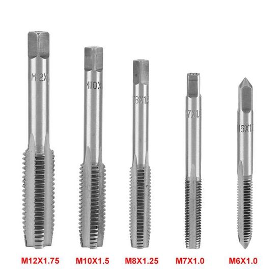 Support de robinet M3 ~ M12 clairement marqué avec taille de tarauds et filières pour auto Support de robinet M3 ~ M12 clairement marqué avec taille de tarauds et filières pour auto