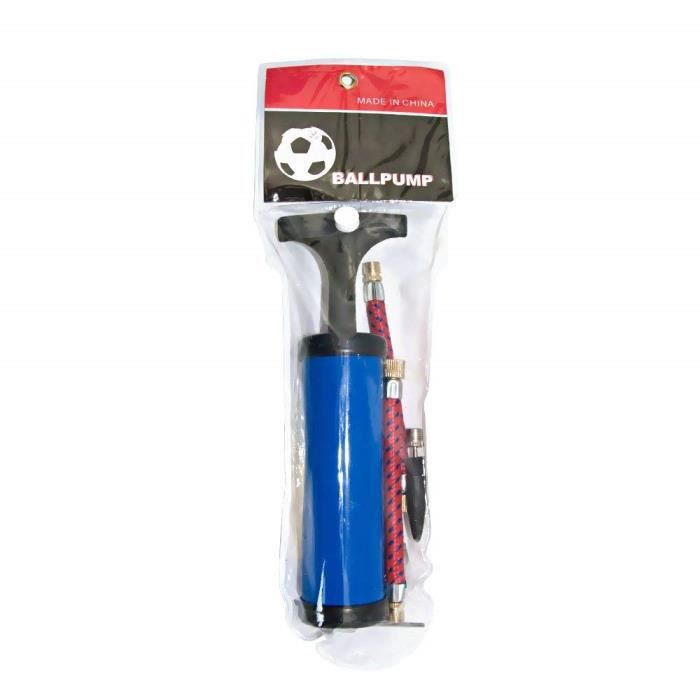 Gonfleur à Main Portable Pour Ballons De Sport - Pompe Bleue Avec Aiguille, 17 Cm, Léger (36g), Pour Basket, Football, Volley - 4