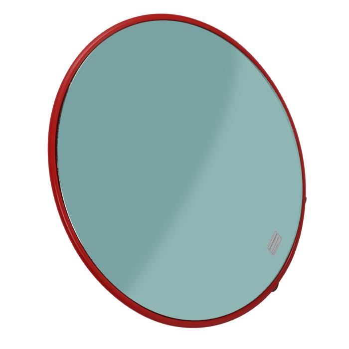 2 Miroirs Convexes De Sécurité 30 Cm - Angle 130°, Cadre ABS, Pour Garage, Entrepôt, Magasin, Réduction Angles Morts