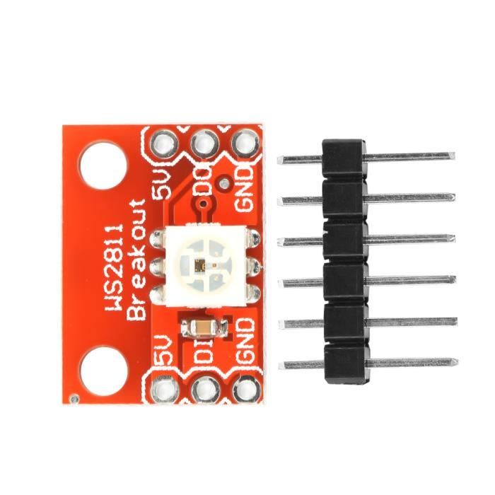 Led Module Breakout Module Breakout LED - YOSOO - WS2812 RGB 5050 - Lot de 5 - Luminosité ...