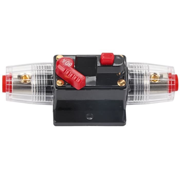 Disjoncteur Auto 12V-48V 20A-125A - Étanche Avec Réinitialisation Manuel - Pour Auto Marine Audio