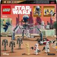 LEGO® 75372 Star Wars Pack de Combat des Clone Troopers et Droïdes de Combat, Jouet avec Speeder Bike et Figurine-5