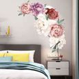 Télécharger gratuitement Images Fleurs Rose Pivoine Wall Art Sticker Stickers Enfant Nursery dernière salutations