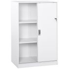 Vinsetto - Armoire de bureau - Panneau de particules - 80x40x120cm - Blanc