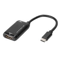 Adaptateur Câble USB 3.1 Type C vers HDMI Câble Adaptateur HDTV Type-C Mâle vers HDMI Femelle pour tablette de téléphone