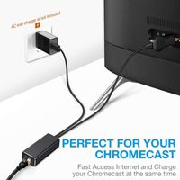 Récepteur-décodeur,Adaptateur Ethernet pour Chromecast TV, 1 pièce, USB 2.0 à RJ45, bps, pour Fire TV Stick, connexion [E894986248]