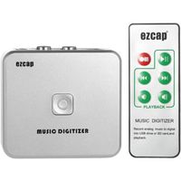 Docooler Audio Capture Enregistreur Musique Numériseur avec 3,5 mm et ports RCA IN Stockage sur carte SD Disque USB MP3