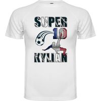 T-SHIRT FOOTBALL "SUPER KYLIAN" - TEE SHIRT SPORT HOMMAGE KYLIAN MBAPPE