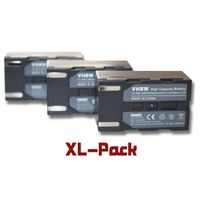 3 batteries de rechange pour Samsung VP-D362, VP-D364W, VP-D371, VP-D371W, VP-D451, VP-D453 - Remplace : Samsung SB-LSM160 - SB-L…