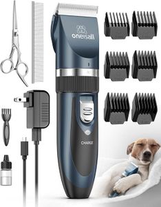 Tondeuse à Chevaux Sans Fil Oneisall – 2 Batteries – Lame Acier Carbone