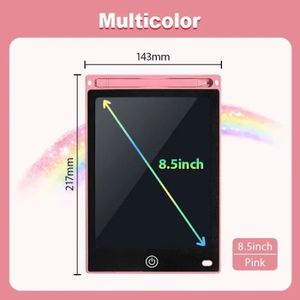 TABLETTE ENFANT Multicolore-Rose-Tablette d'écriture LCD pour enfa