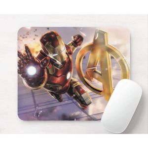 TAPIS DE SOURIS Iron Man Avengers Marvel Superhero Souris Tapis de souris Tapis Tapis 5mm[579]