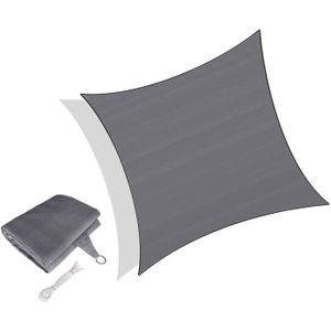 VOILE D'OMBRAGE Voile d'ombrage carré 2 x 2 mètres HDPE UV Protect