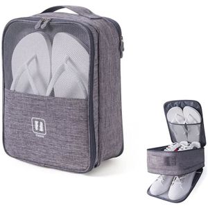 Hosden Lot de 12 Sacs à Chaussures de Voyage en Non-tissé Anti-poussière avec Cordon de Serrage et fenêtre Transparente pour Homme et Femme 