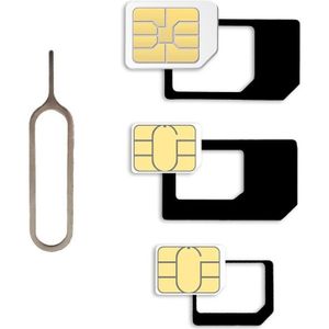 ADAPTATEUR CARTE SIM Nano SIM et micro SIM Cartes Kit Adaptateur pour S