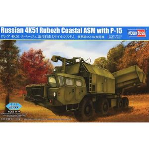 VOITURE À CONSTRUIRE HOBBY BOSS - Hobby Boss - Russian 4k51 Rubezh Coastal Asm With P-15
