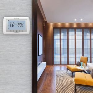 THERMOSTAT D'AMBIANCE TELLUR Smart Thermostat Connectée Alexa,WiFi,Programmable,Télécommande par App et Internet,Sécurité Enfant,Fonctionne avec Siri e