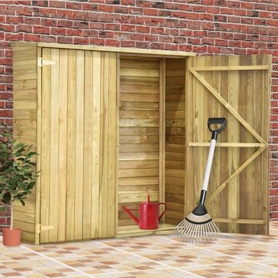 Abri De Jardin En Bois Exterieur Cabane De Jardin 163x50x171 Cm Pinede Impregnee Achat Vente Abri Jardin Chalet Abri De Jardin En Bois Cdiscount