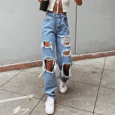 Acheter jeans déchiré femme clearance