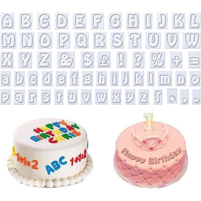 Acheter Mini emporte-pièce en plastique pour gâteau, 3 ensembles de tampons  à gâteaux avec chiffres et lettres de l'alphabet bleu, Mini emporte-pièce  en plastique pour la cuisine
