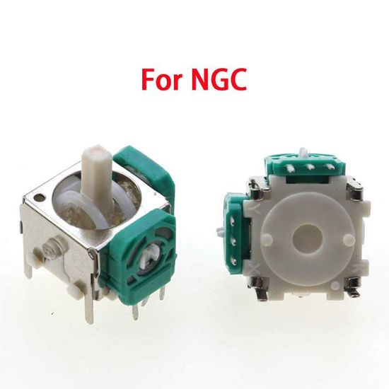 Joystick Analogique 3D Pour Manette Xbox 360 - Thumb Stick Capteur Vert - Pièce De Remplacement