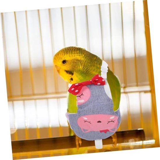 Lot De 4 Dessous De Verre En Cuir Imprimé Perroquets Faciles