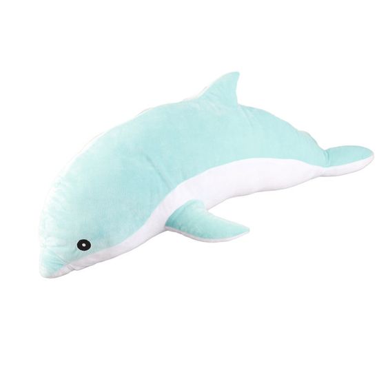 Kekeso Dauphin Géant En Peluche – 70 Cm – Ultra Doux – Oreiller Câlin Pour Enfants Et Adultes – Cadeau Anniversaire/Noël – Rose