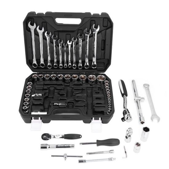Kit Réparation Clé à Cliquet 72 Dents - Pièces Pour Tailles 1/4, 3/8, 1/2 Pouce - 11 Pièces - 7