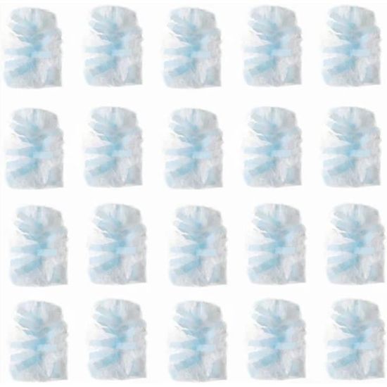 Baguette Anti-poussière Extensible 90cm Avec 20 Recharges - Tête Moelleuse Double 360° - Blanche - Neuf