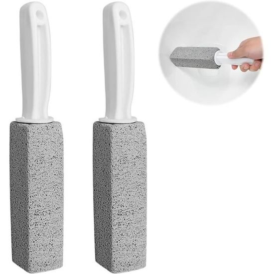 Nettoyant WC En Pierre Ponce Avec 2 Poignées Et Brosse De Nettoyage Remplacable Pour Salle De Bain Et Cuisine 10 Pieces 97194221