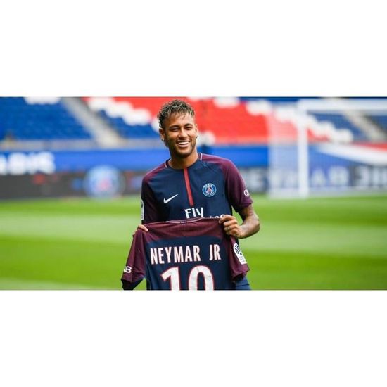 Affiche Neymar Jr. PSG – Poster Vintage Pour Fan De Football – Impression Déco